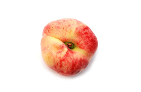 one wild perzik on white background