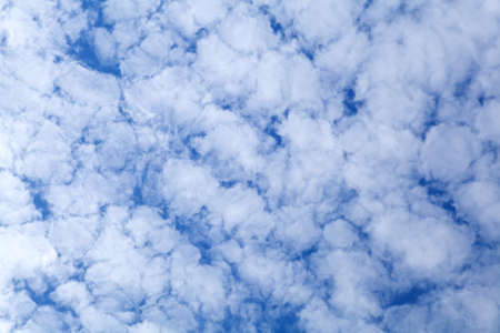 background of blue sky with white clouds