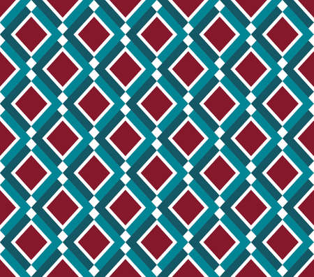 Abstract seamless pattern in elegant geometric style. Geometric ornament in folk style. Elegant retro background. Scandinavian design. For textile, fabric, packaging, Wallpaper,のイラスト素材