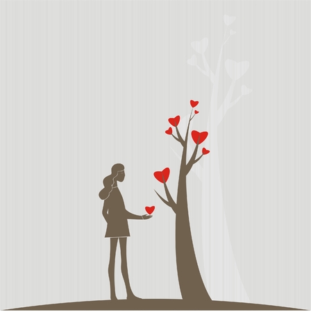 Love treeのイラスト素材