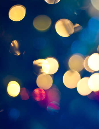Blue violet bokeh abstract light の写真素材