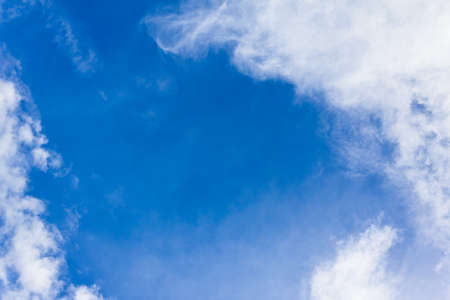 Beautiful blue skyの写真素材