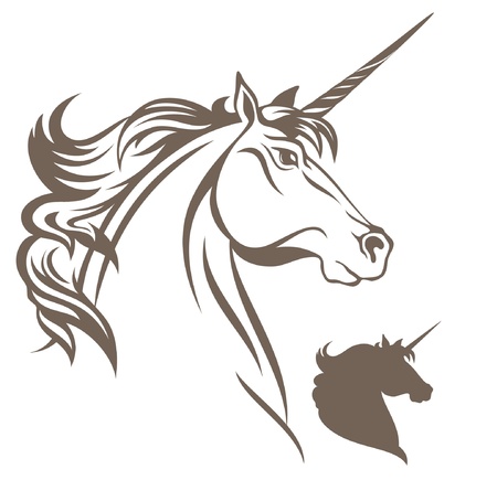 unicorn vector illustrationのイラスト素材