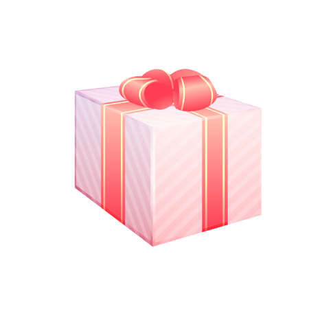 illstration of gift box on white backgroundのイラスト素材