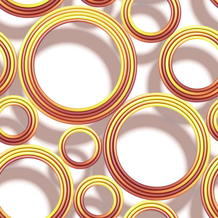 Vector seamless pattern with colored threads and shadows.のイラスト素材