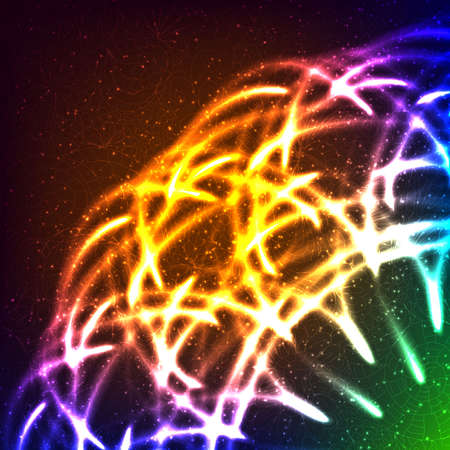 Vector abstract background with shiny glow effectのイラスト素材