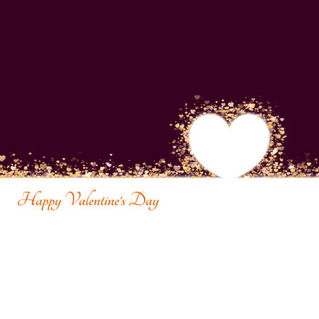 Happy valentine day background with hearts. Vector illustration.のイラスト素材