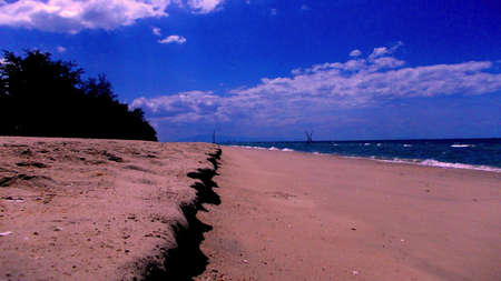Sand and oceanの写真素材