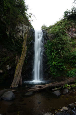 Rayap Waterfall is a beautiful place to visit with clear water and comes from mountain sourcesの写真素材