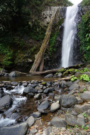 Rayap Waterfall is a beautiful place to visit with clear water and comes from mountain sourcesの写真素材