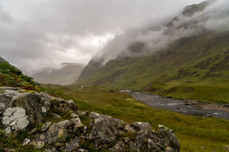 Buachaille Etive Mor in the Scottish Highlands, Scotlandの写真素材