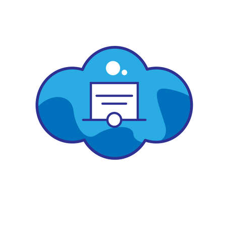 Clean Color Mail Vector Template Designのイラスト素材