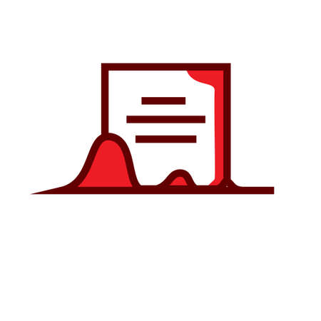 Email icon, envelope and website button, vector graphicsのイラスト素材