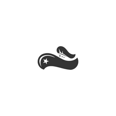 simple and flat ship logo vector design illustrationのイラスト素材
