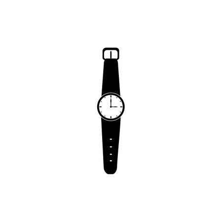 clock logo icon vector design templateのイラスト素材