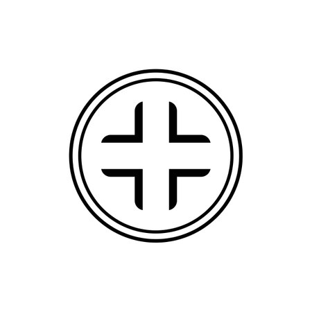 medicare healthy icon logo vector design templateのイラスト素材