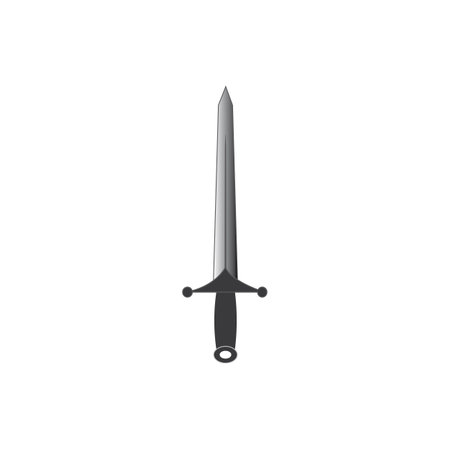sword icon logo vector design templateのイラスト素材