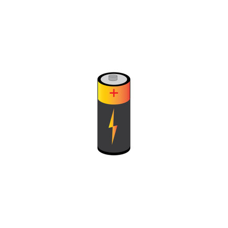 power battery logo icon vector design templateのイラスト素材