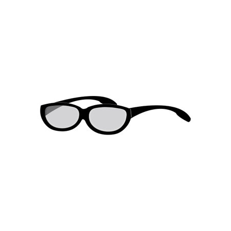 spectacles icon logo vector design templateのイラスト素材