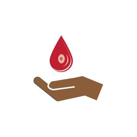 blood logo icon vector design templateのイラスト素材