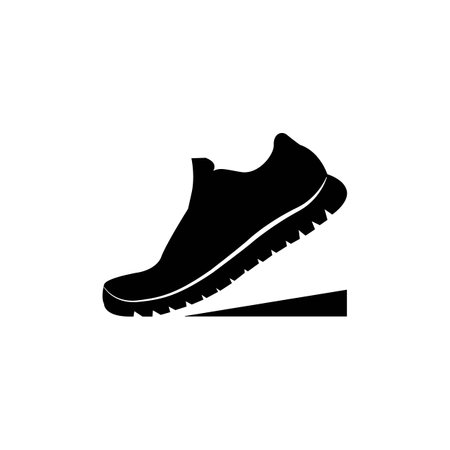 shoes logo icon vector design templateのイラスト素材