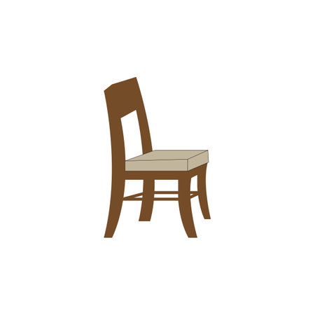 chair icon logo vector design templateのイラスト素材