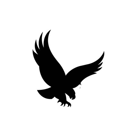 Eagle icon logo vector design templateのイラスト素材
