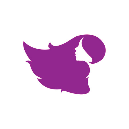 hair icon logo vector design templateのイラスト素材