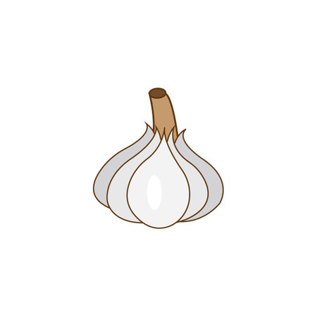 onion icon logo vector design templateのイラスト素材