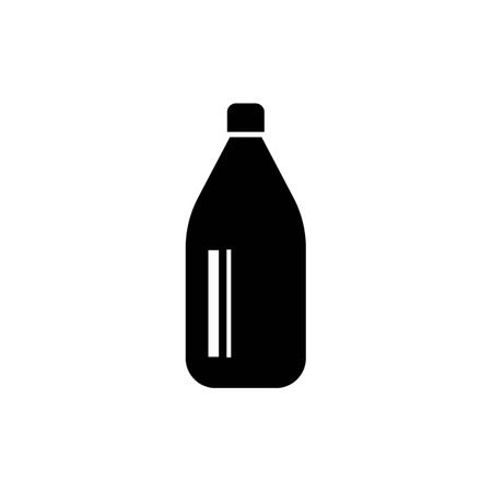 bottle icon logo vector design templateのイラスト素材