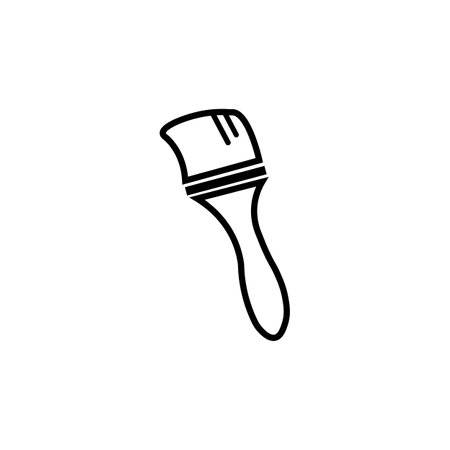 paintbrush icon logo vector design templateのイラスト素材