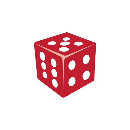 dice icon logo vector design templateのイラスト素材