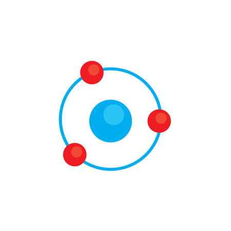 molecule icon logo vector design templateのイラスト素材