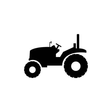 tractor icon logo vector design templateのイラスト素材