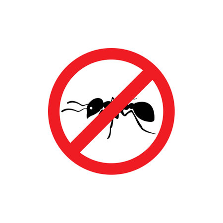 ant icon logo vector design templateのイラスト素材