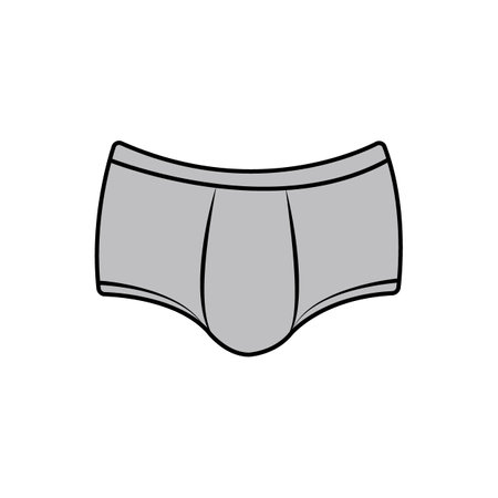 underpants icon logo vector design templateのイラスト素材