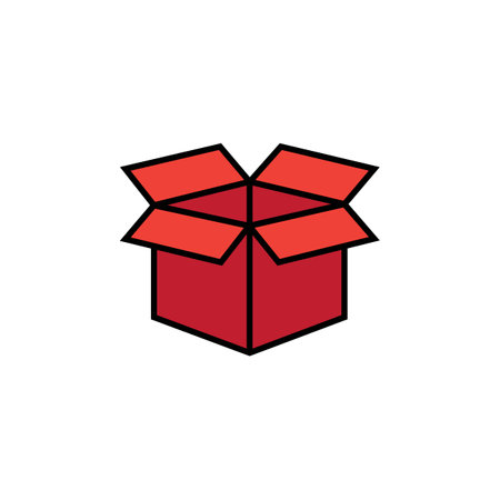 box icon logo vector design template