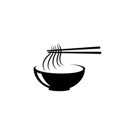 bowl icon logo vector design templateのイラスト素材