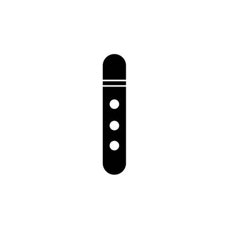 flute icon vector design templateのイラスト素材