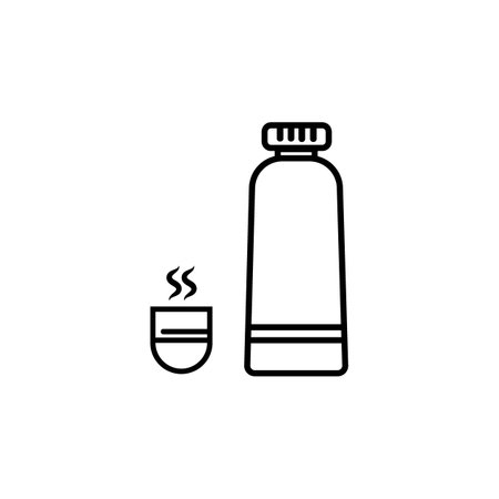 Flask icon vector design templateのイラスト素材