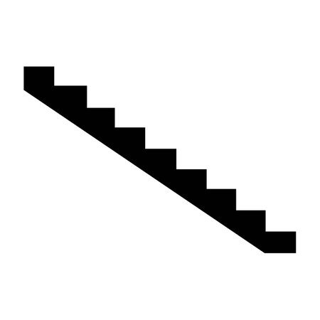 stairs icon vector design templateのイラスト素材