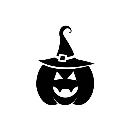 halloween icon logo vector design templateのイラスト素材