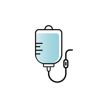 infusion icon logo vector design templateのイラスト素材