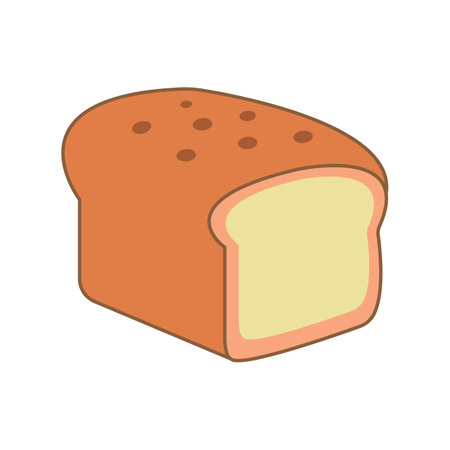 bread icon logo vector design templateのイラスト素材