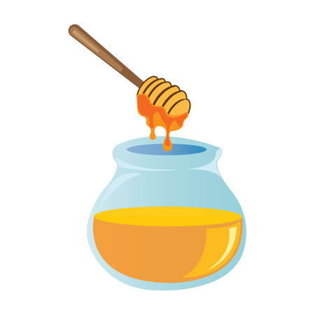 honey icon logo vector design templateのイラスト素材