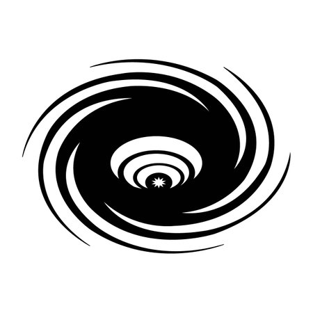 vortex icon logo vector design templateのイラスト素材