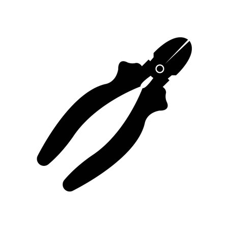 pliers icon logo vector design templateのイラスト素材