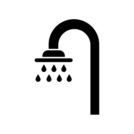 shower icon logo vector design templateのイラスト素材