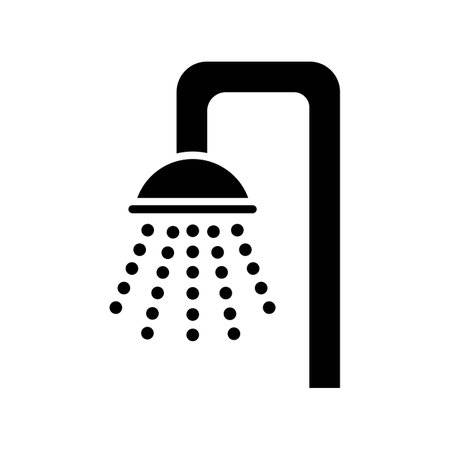 shower icon logo vector design templateのイラスト素材