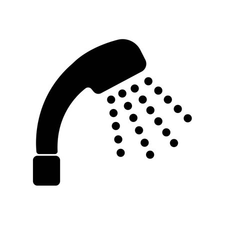 shower icon logo vector design templateのイラスト素材